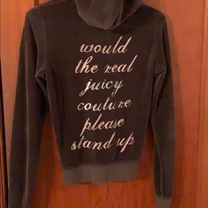 Juicy Couture Velour Track Jacket
